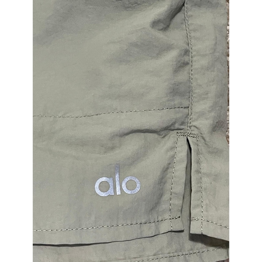 Alo Gray Women's Shorts - Picture 2 of 10